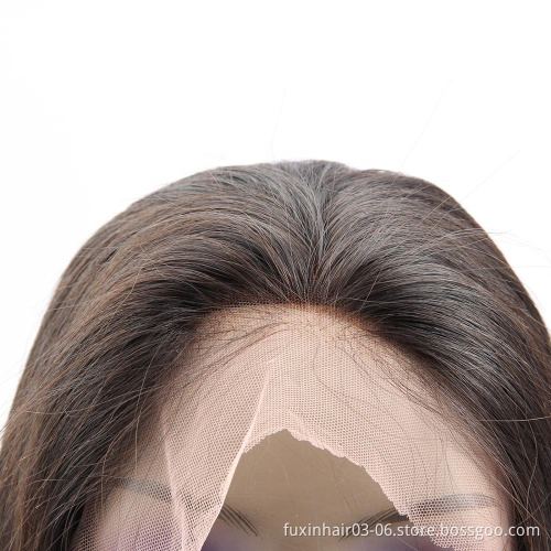 Queena Stock 10-24inch 100% Virgin Unprocessed Brazilian Hair Natural Color Body Wave Front Full Lace Wigs with Baby Hair